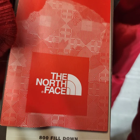 The North Face Women's Cherry Red Puffer Jacket - Picture 3 of 9